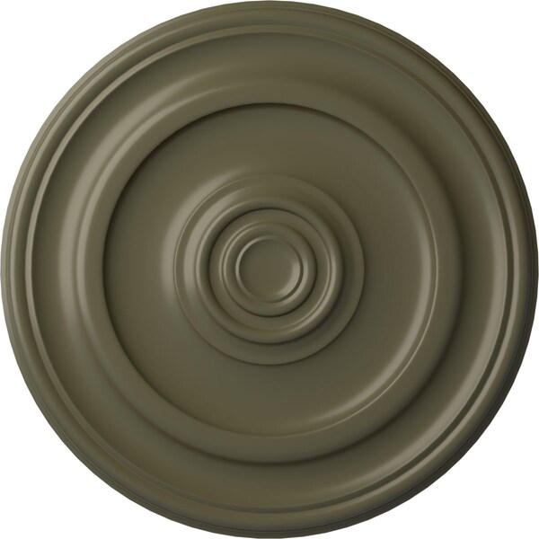 Ekena Millwork Kepler Traditional Medallion (For Canopies up to 5 1/4"), 23 5/8"OD x 1 3/4"P, Painted Turtle CM24KPPTF - main